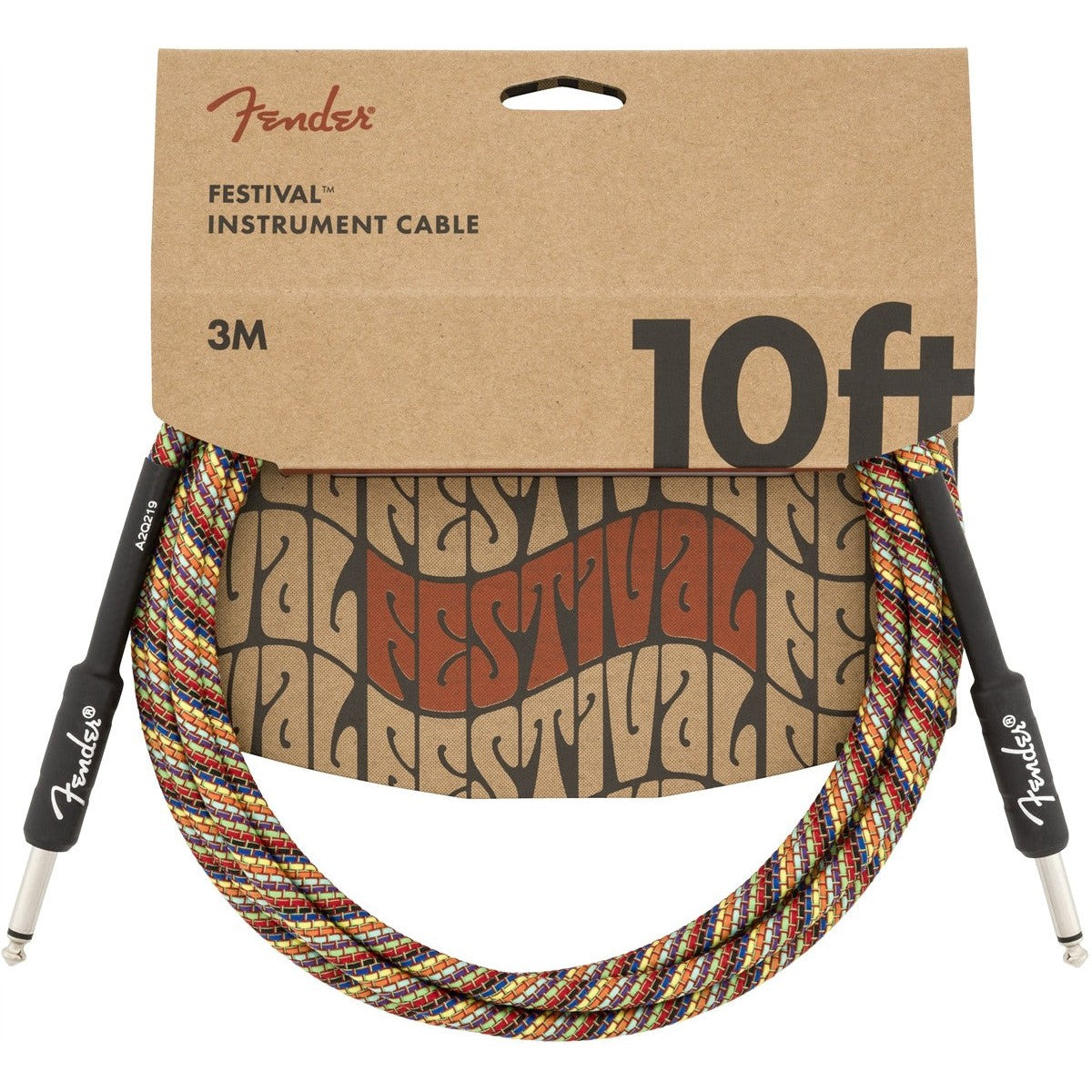 Fender Festival Instrument Cable, Rainbow-Mai Nguyễn Music