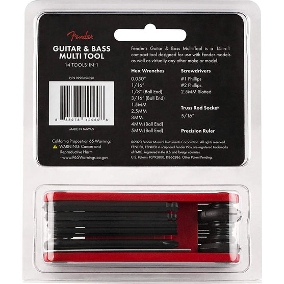 Fender Guitar & Bass Multi-Tool-Mai Nguyên Music