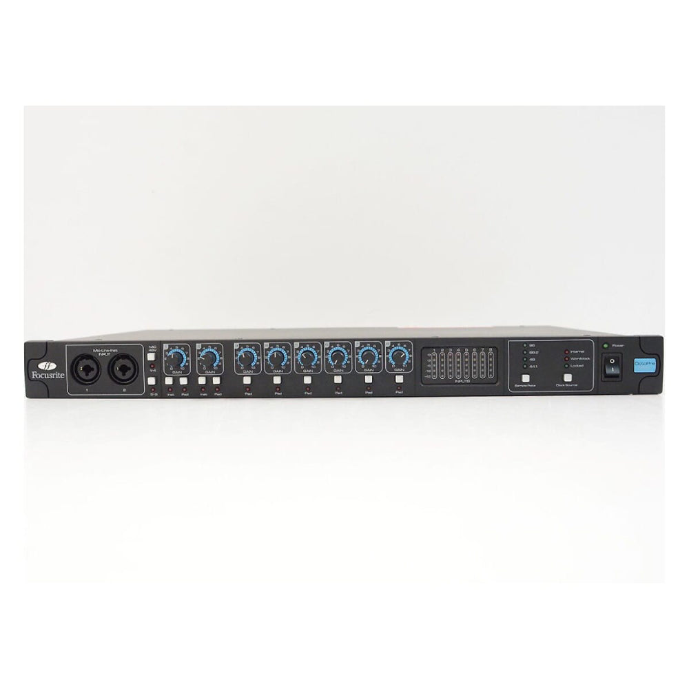 Focusrite Octopre 8channel Microphone Preamplifier w/ ADAT Optical Ou