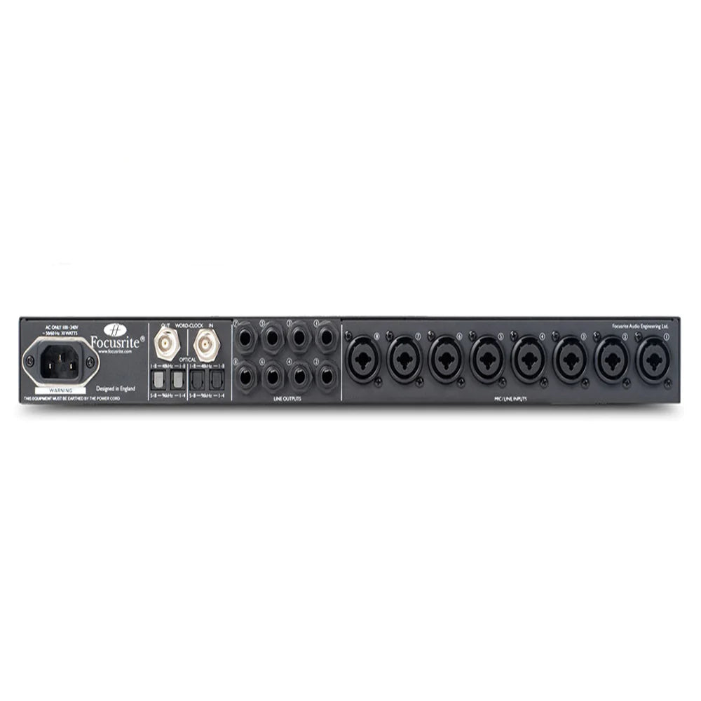 Focusrite Octopre Mark 2 Dynamic 8-channel Microphone Preamplifier w/ Compression-Mai Nguyên Music