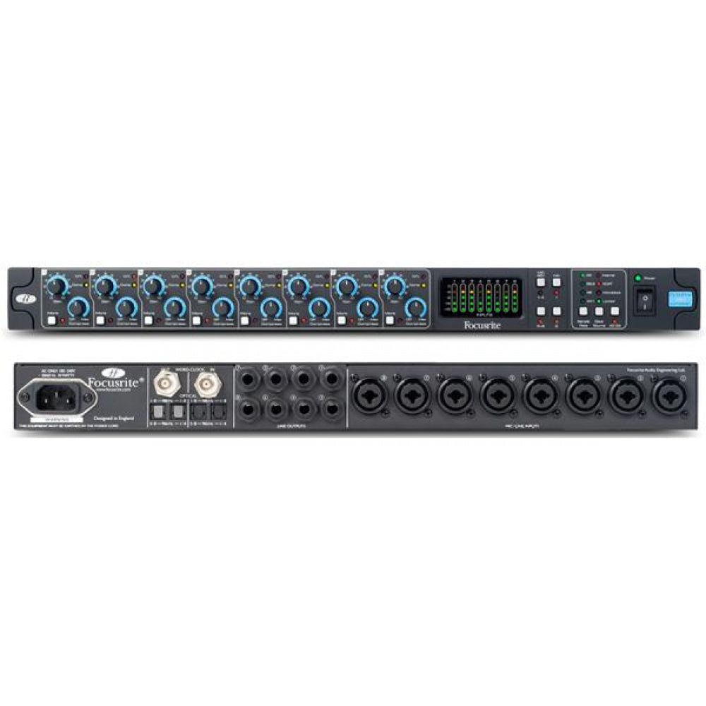 Focusrite Octopre Mark 2 Dynamic 8-channel Microphone Preamplifier w/ Compression-Mai Nguyên Music