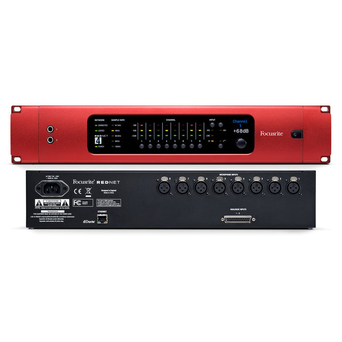 Focusrite Rednet 4 8-channel Ethernet Audio Network Interface-Mai Nguyên Music