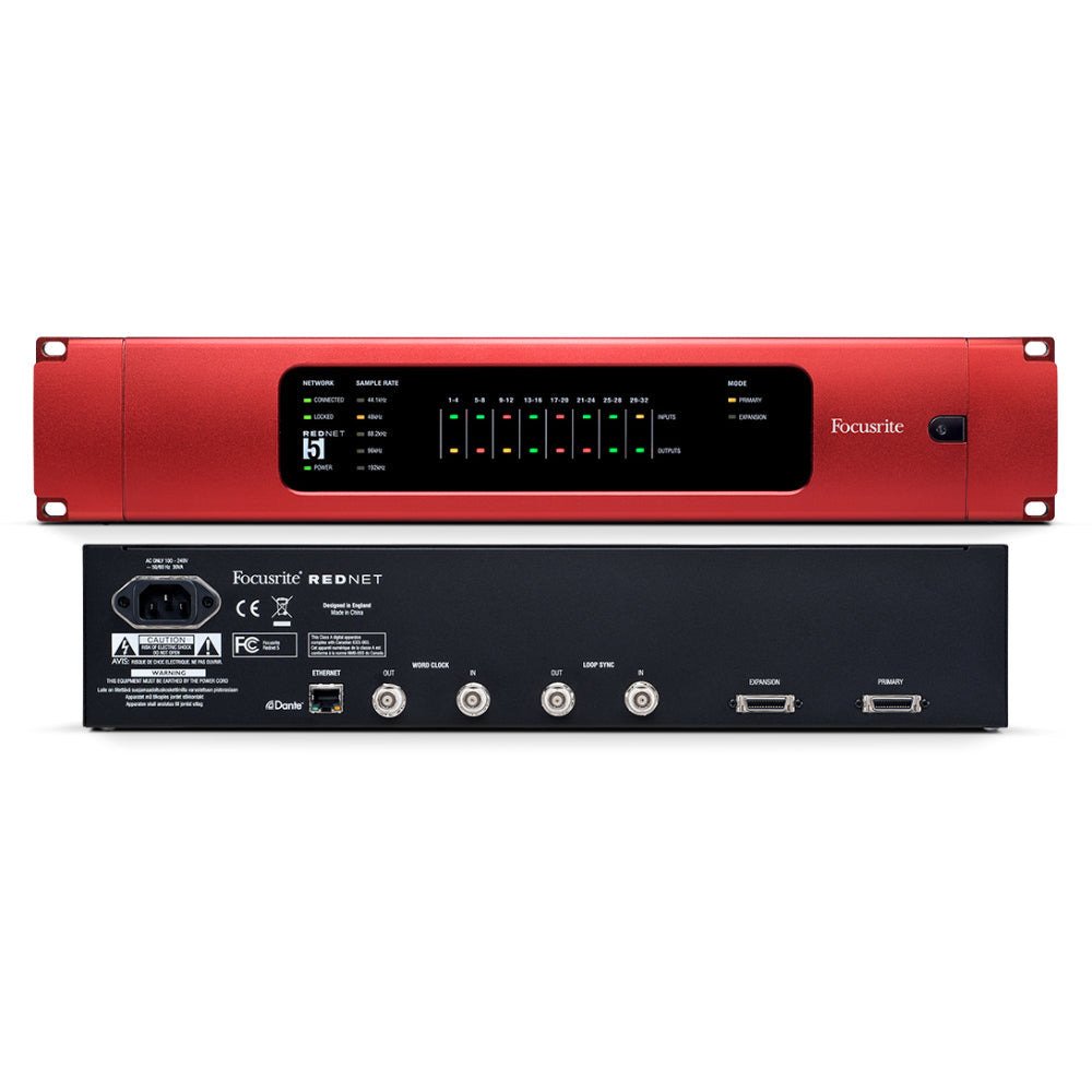 Focusrite Rednet 5 32 x 32 Ethernet Audio Network Digital I/O for Pro Tools HD-Mai Nguyên Music