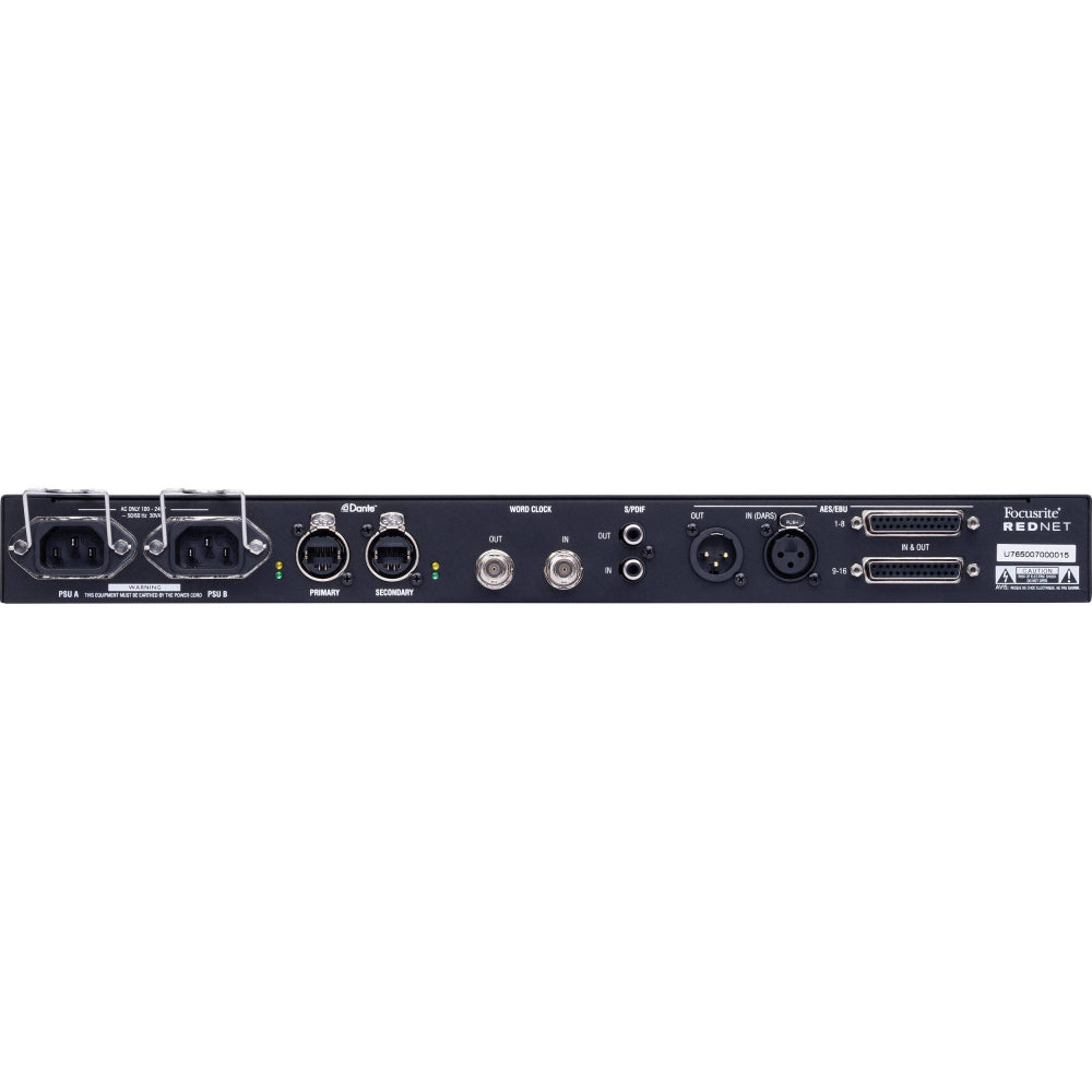 Focusrite Rednet D16R Rednet 1U 16 Channel AES/EBU Bridge To DANTE-Mai Nguyên Music