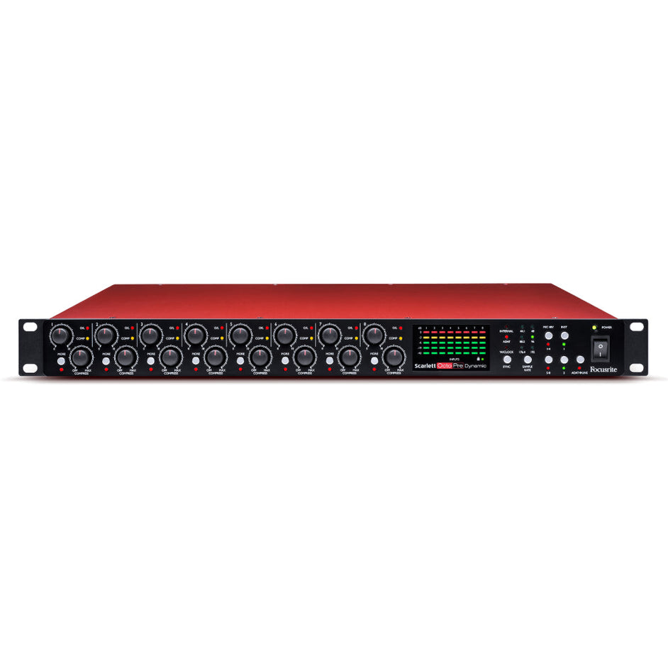 Focusrite Scarlett Octopre Dynamic 8 Mic Pre with ADAT Connectivity Plus Analog Compression-Mai Nguyên Music