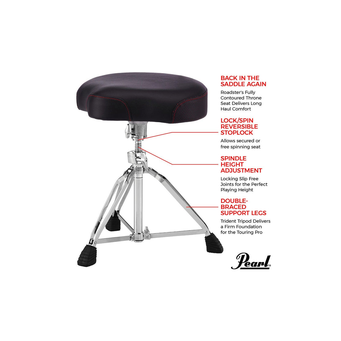 Ghế Trống Pearl D3500 Multi-Core-Mai Nguyên Music