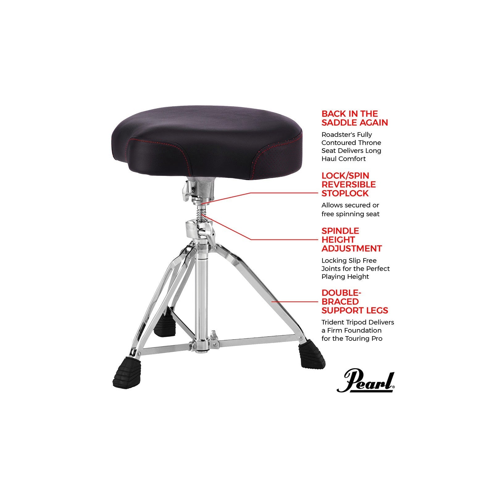 Ghế Trống Pearl D3500 Multi-Core-Mai Nguyên Music