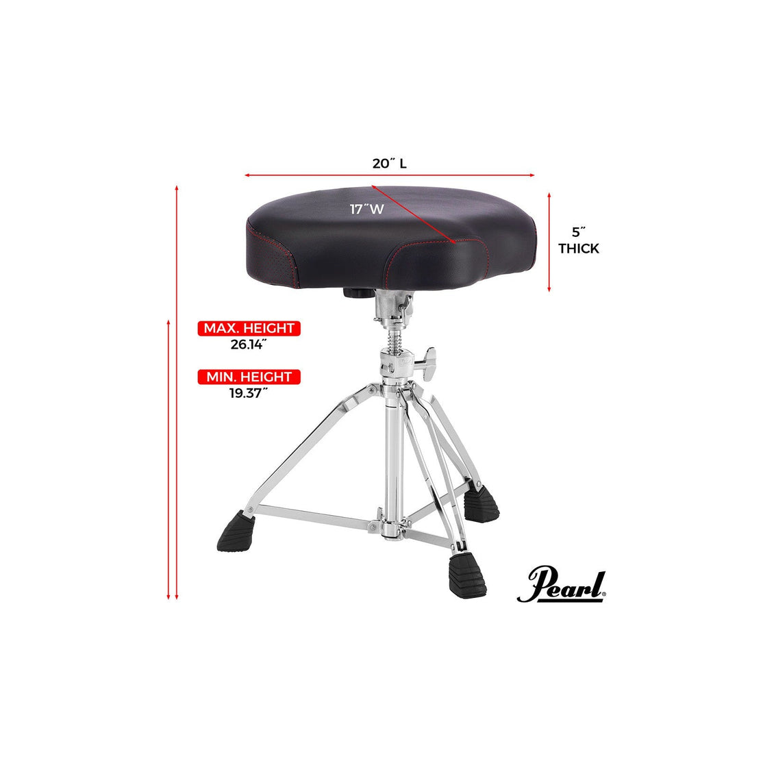 Ghế Trống Pearl D3500 Multi-Core-Mai Nguyên Music