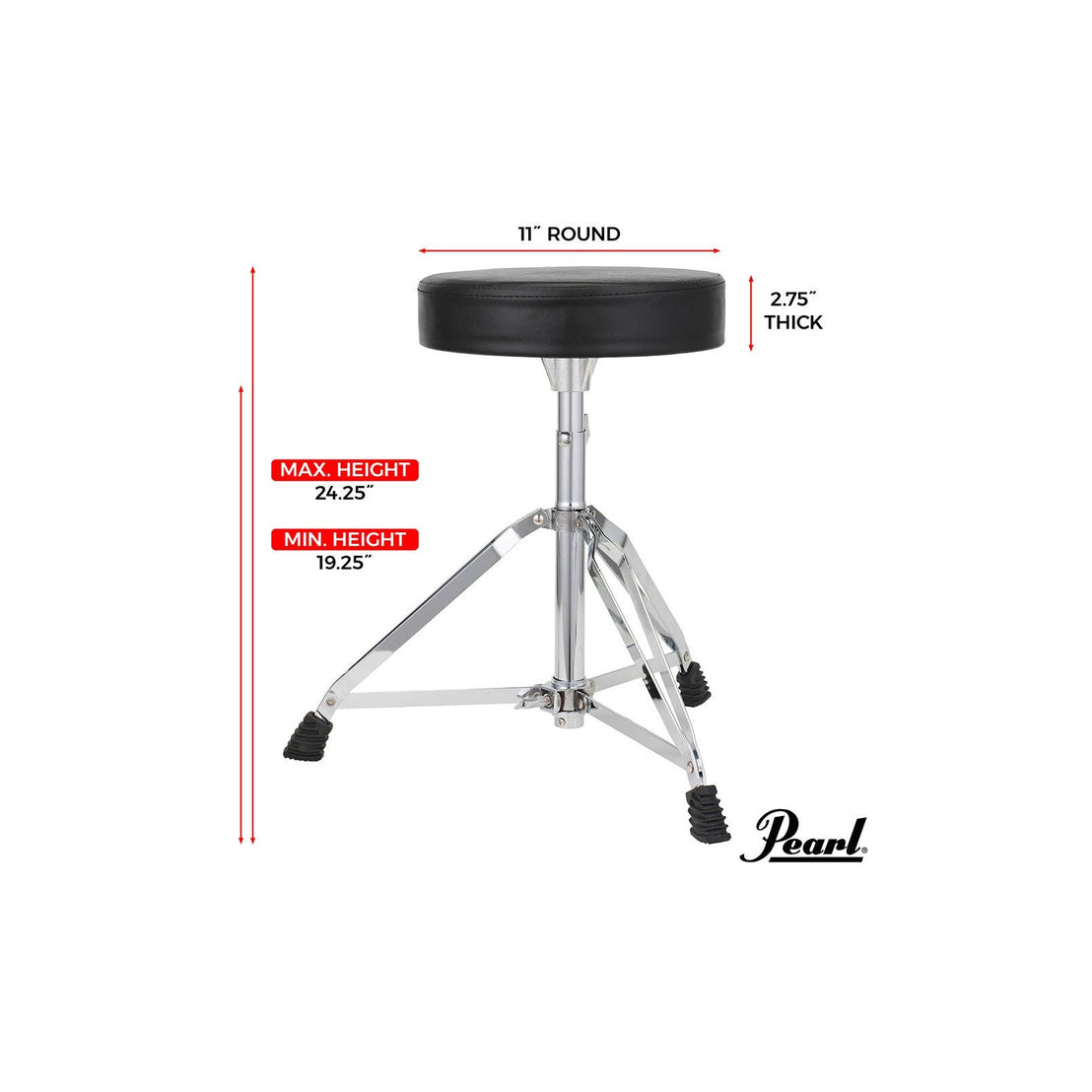 Ghế Trống Pearl D50 Thay Đổi Chiều Cao-Mai Nguyên Music
