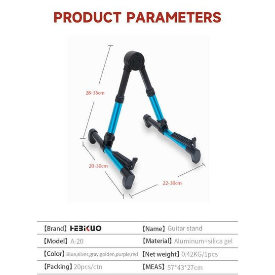 Giá Đàn Guitar Gấp Gọn HEBIKUO A-20-Mai Nguyên Music