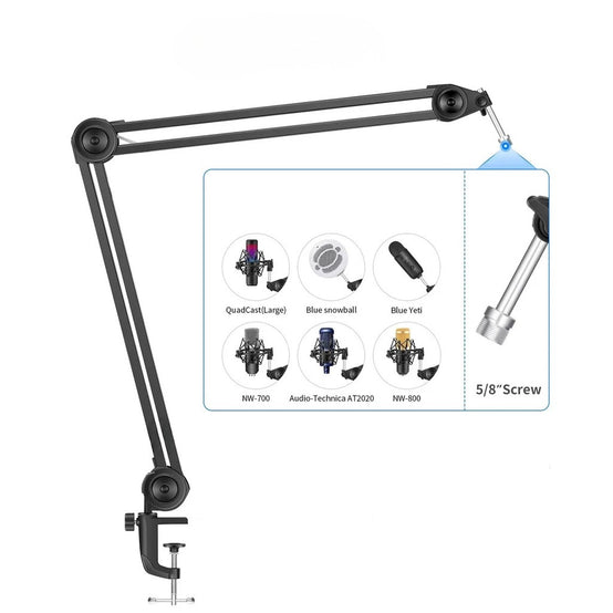 Giá Đỡ Micro Kẹp Bàn NB46-Mai Nguyên Music