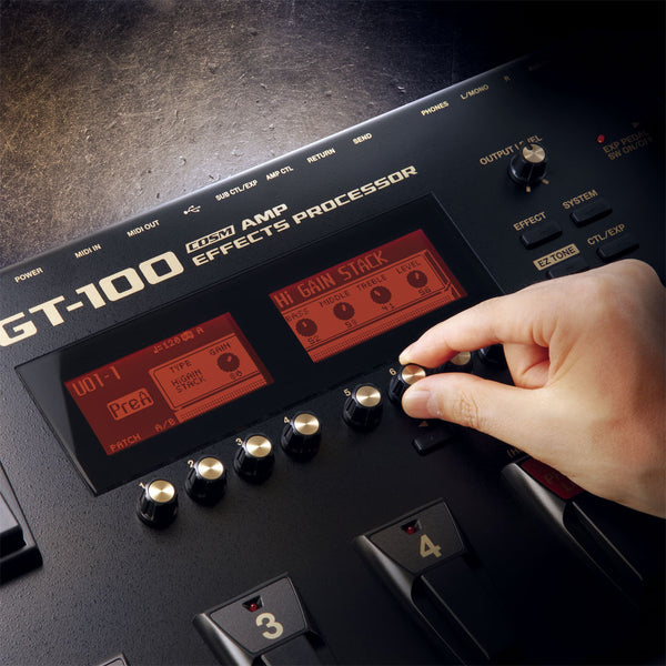 Multi Effect Processor Guitar COSM Amp Boss GT-100