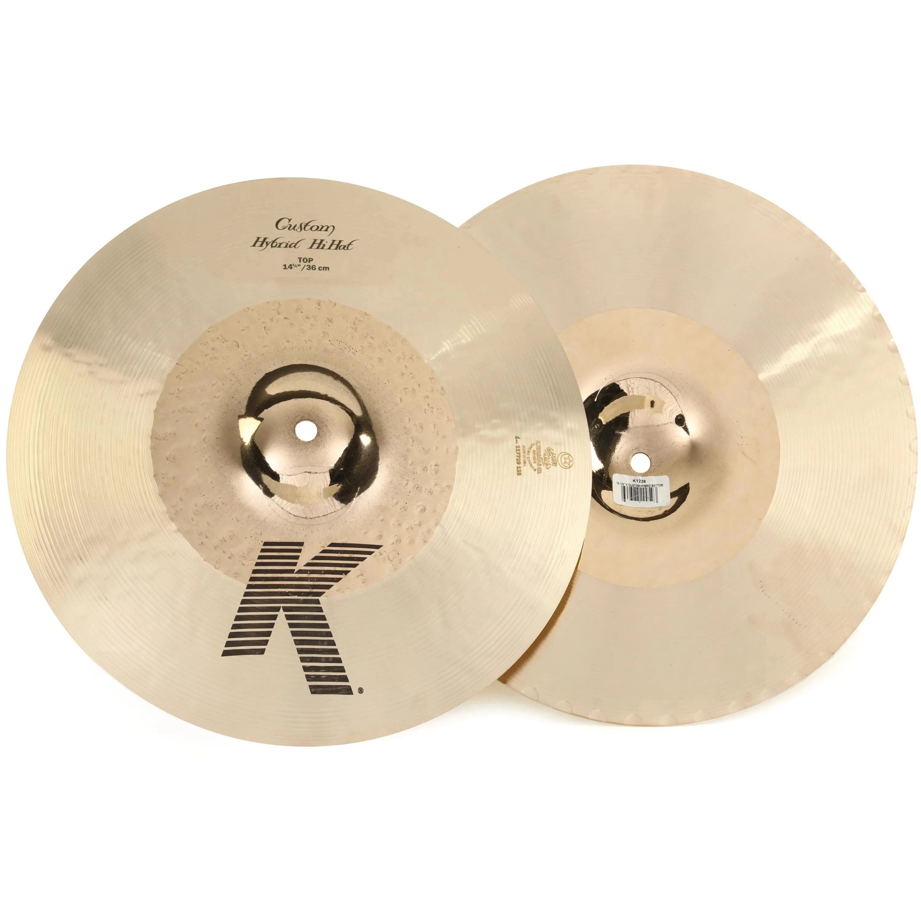 Hi-hat Cymbal Zildjian K Custom Hybrid-Mai Nguyên Music