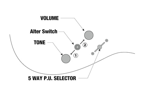 Ibanez Prestige AZ24047, Controls