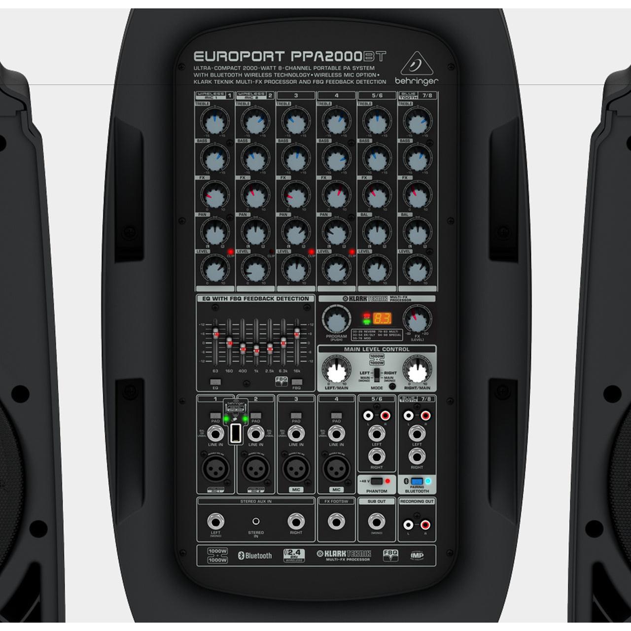 Loa Behringer Europort PPA2000BT Portable, 2000w-Mai Nguyên Music
