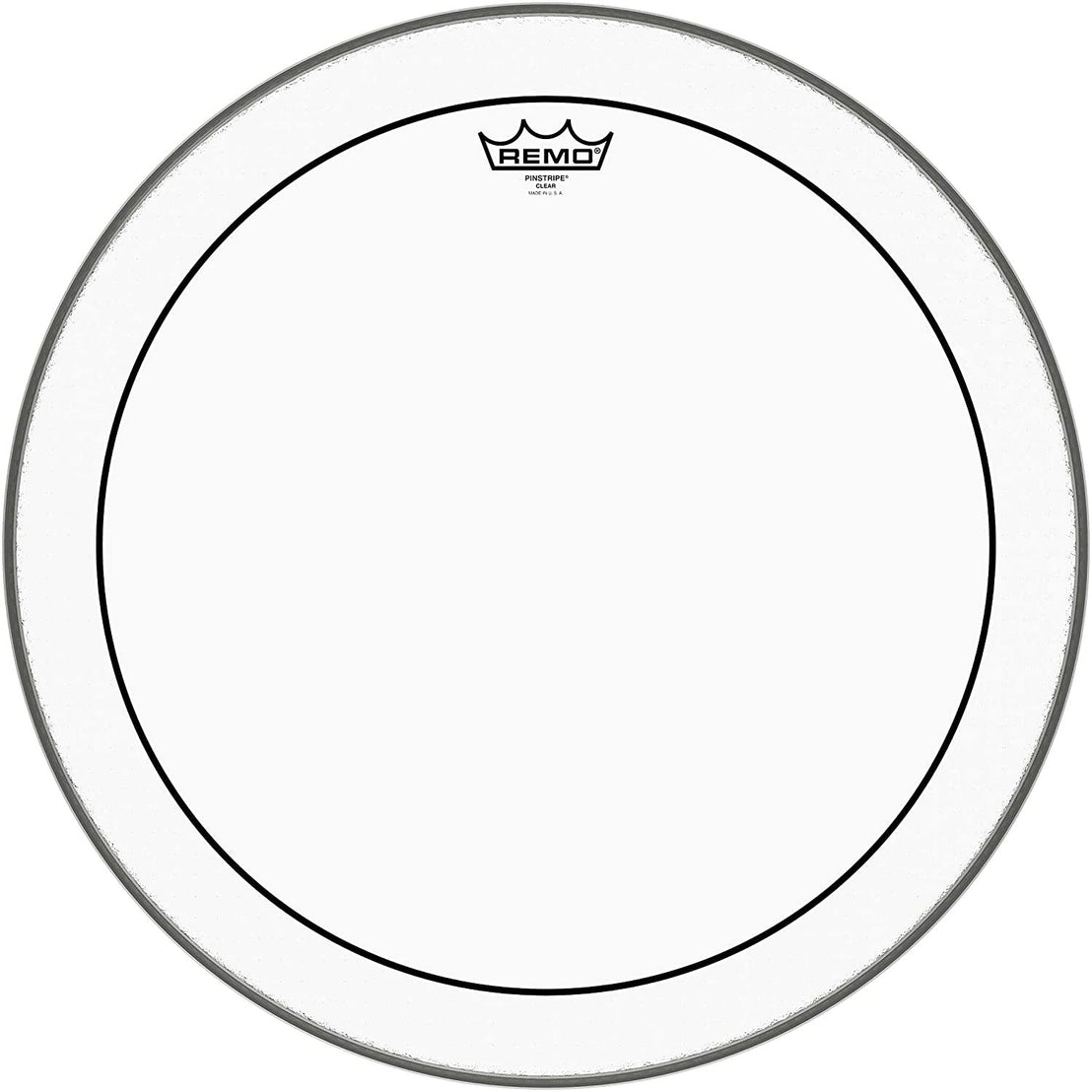 Mặt Trống Remo PS-1318-00 18inch Pinstripe Clear Batter Bass Drum Head-Mai Nguyên Music
