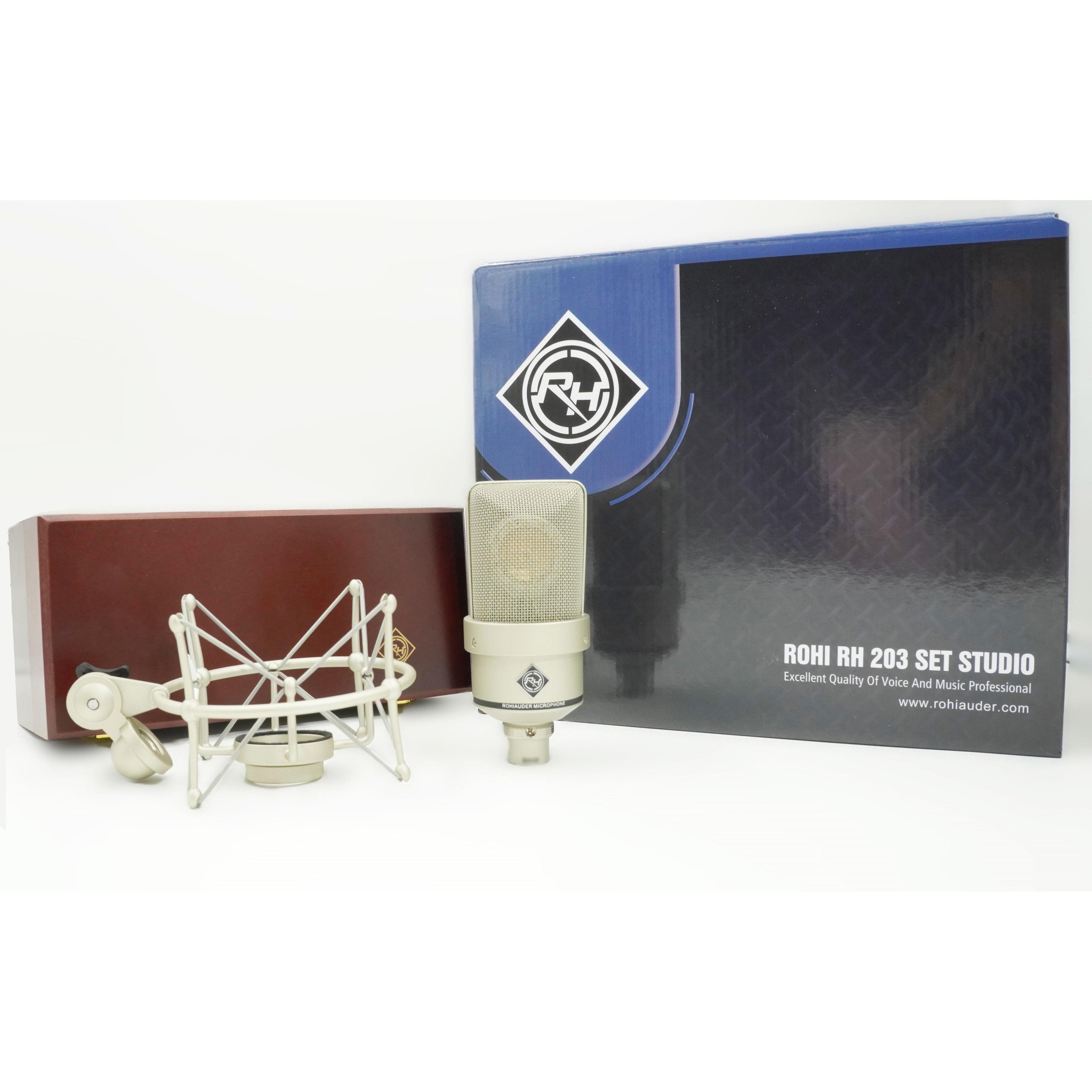 Micro Thu Âm Rohiauder RH-203 Condenser-Mai Nguyên Music