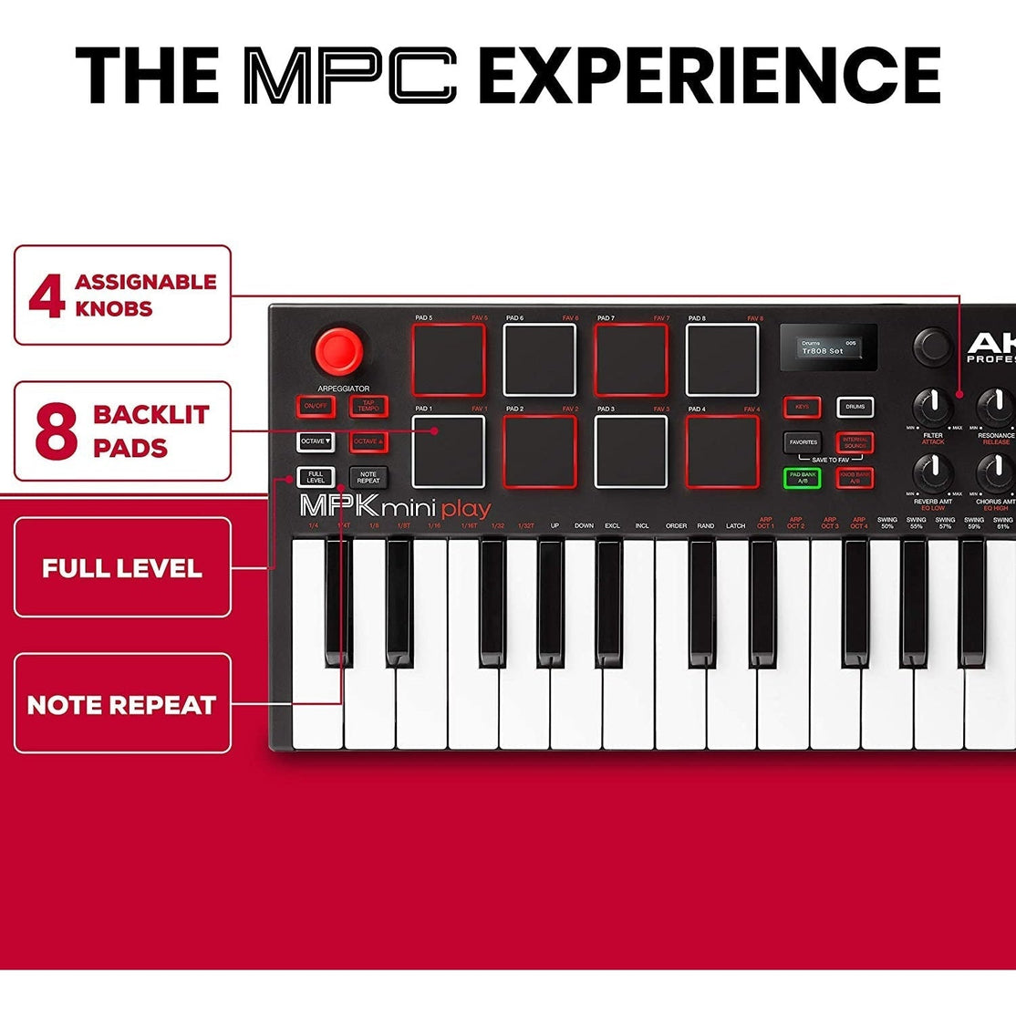 MIDI Keyboard Controller Akai Professional MPK Mini Play-Mai Nguyên Music