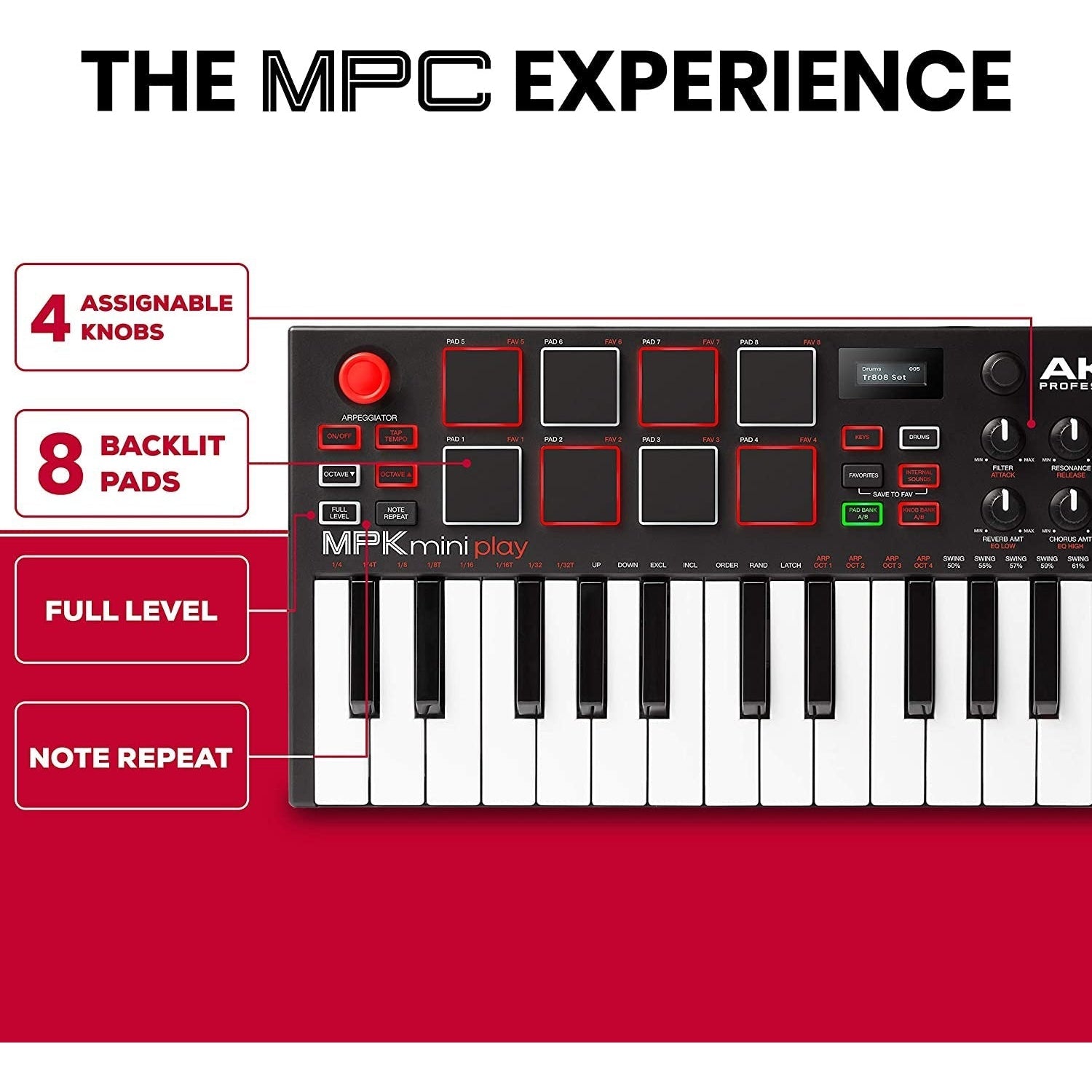 MIDI Keyboard Controller Akai Professional MPK Mini Play-Mai Nguyên Music