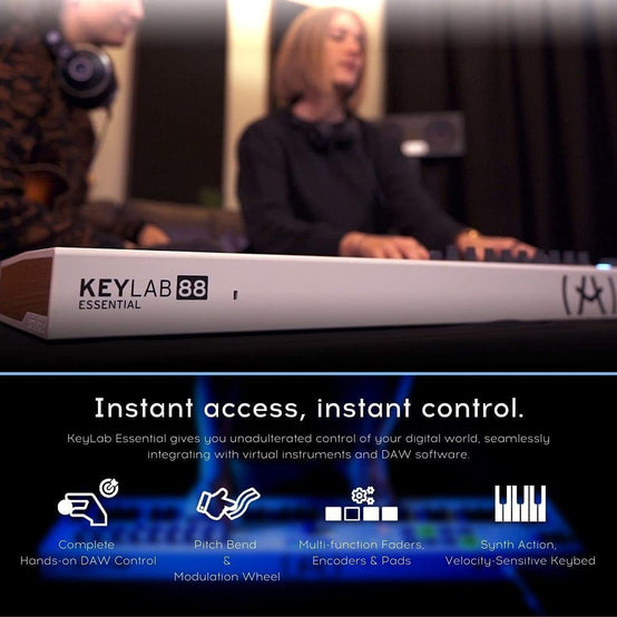 MIDI Keyboard Controller Arturia Keylab Essential 88 MK3-Mai Nguyên Music