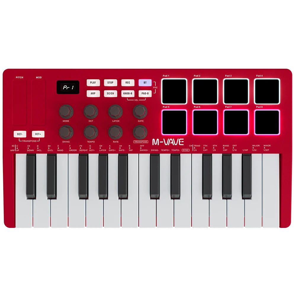 MIDI Keyboard Controller M-Vave SMK-25-Mai Nguyên Music