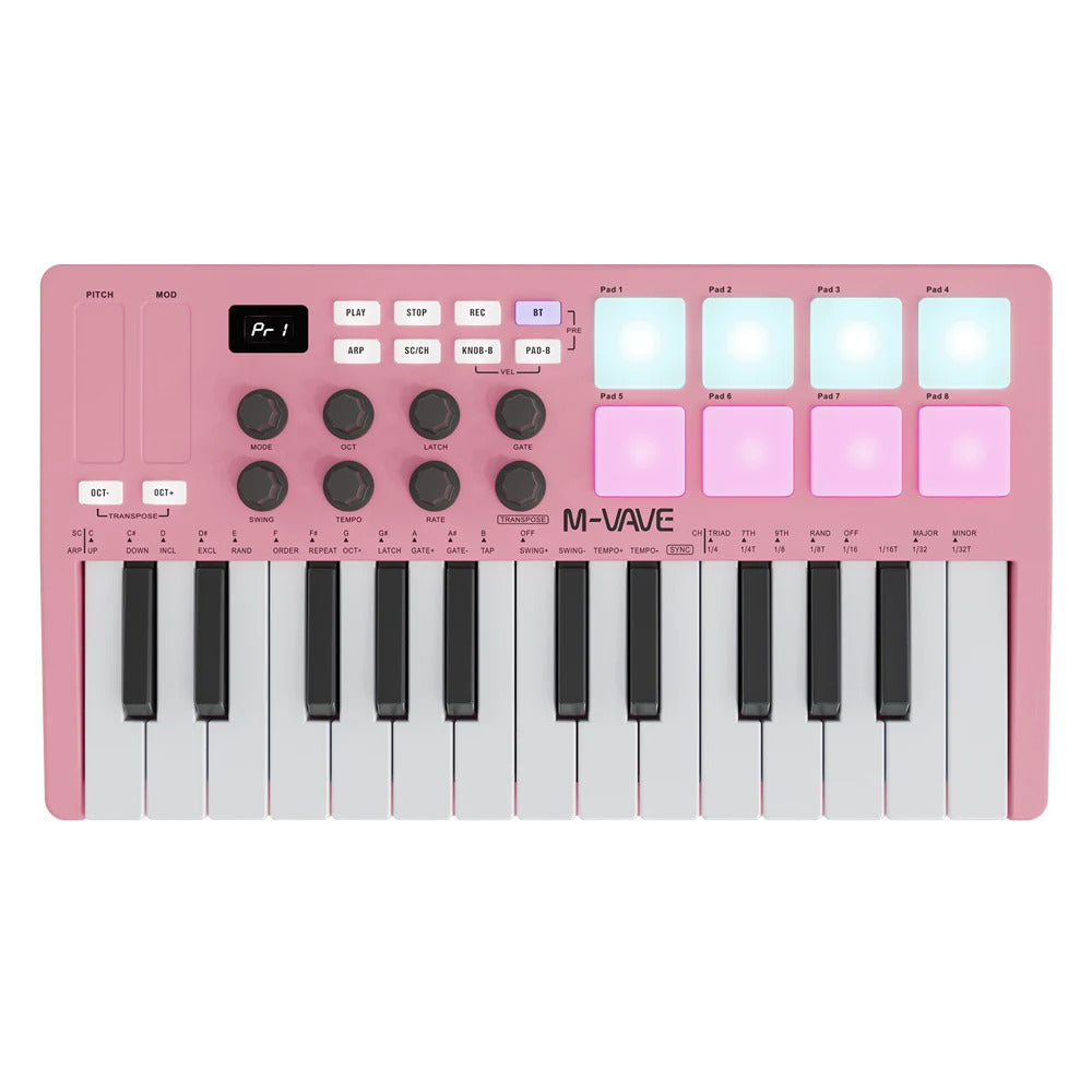 MIDI Keyboard Controller M-Vave SMK-25-Mai Nguyên Music