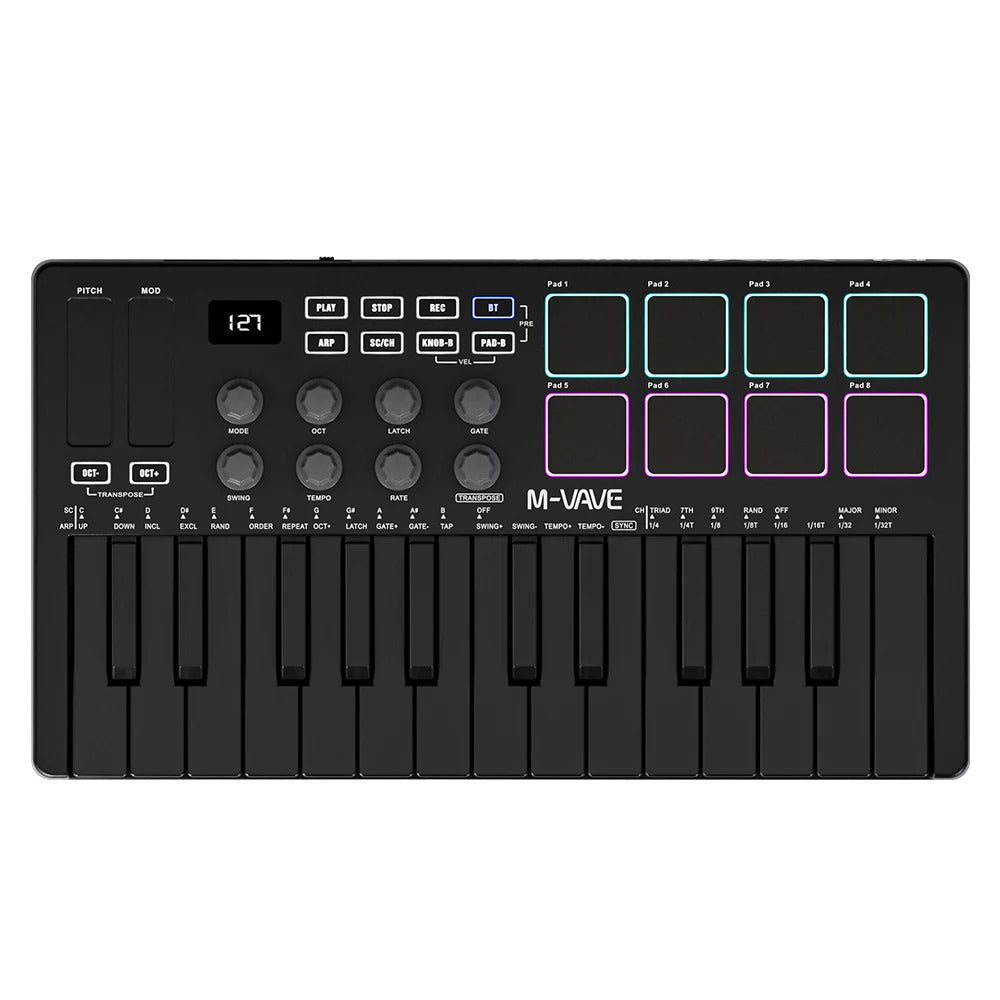 MIDI Keyboard Controller M-Vave SMK-25-Mai Nguyên Music