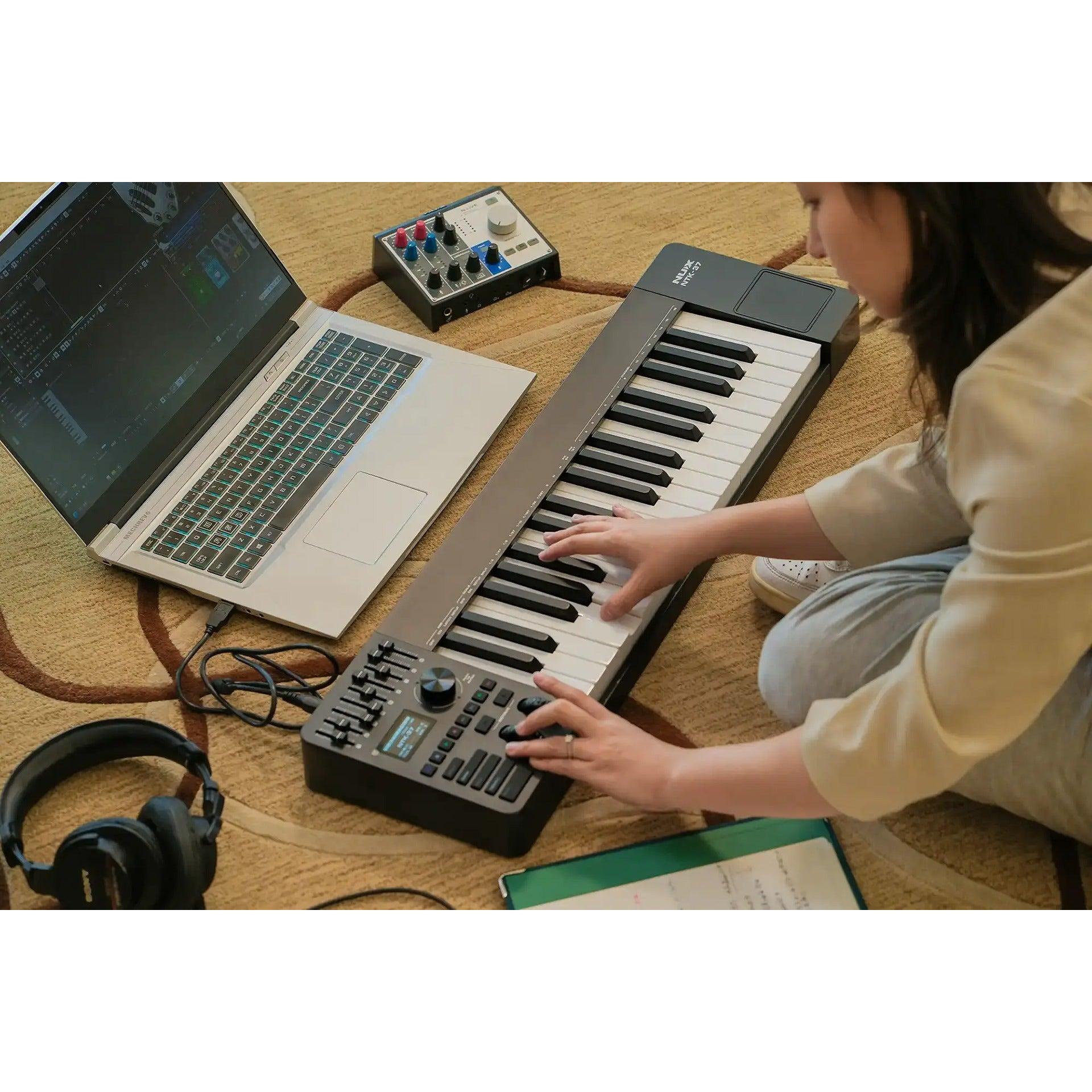 MIDI Keyboard Controller Nux NTK-37-Mai Nguyên Music