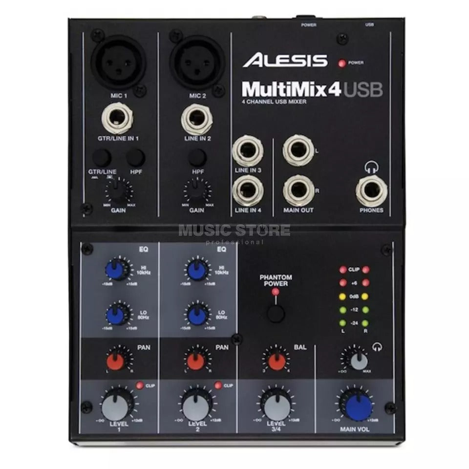 Mixer Alesis MultiMix 4USB-Mai Nguyên Music