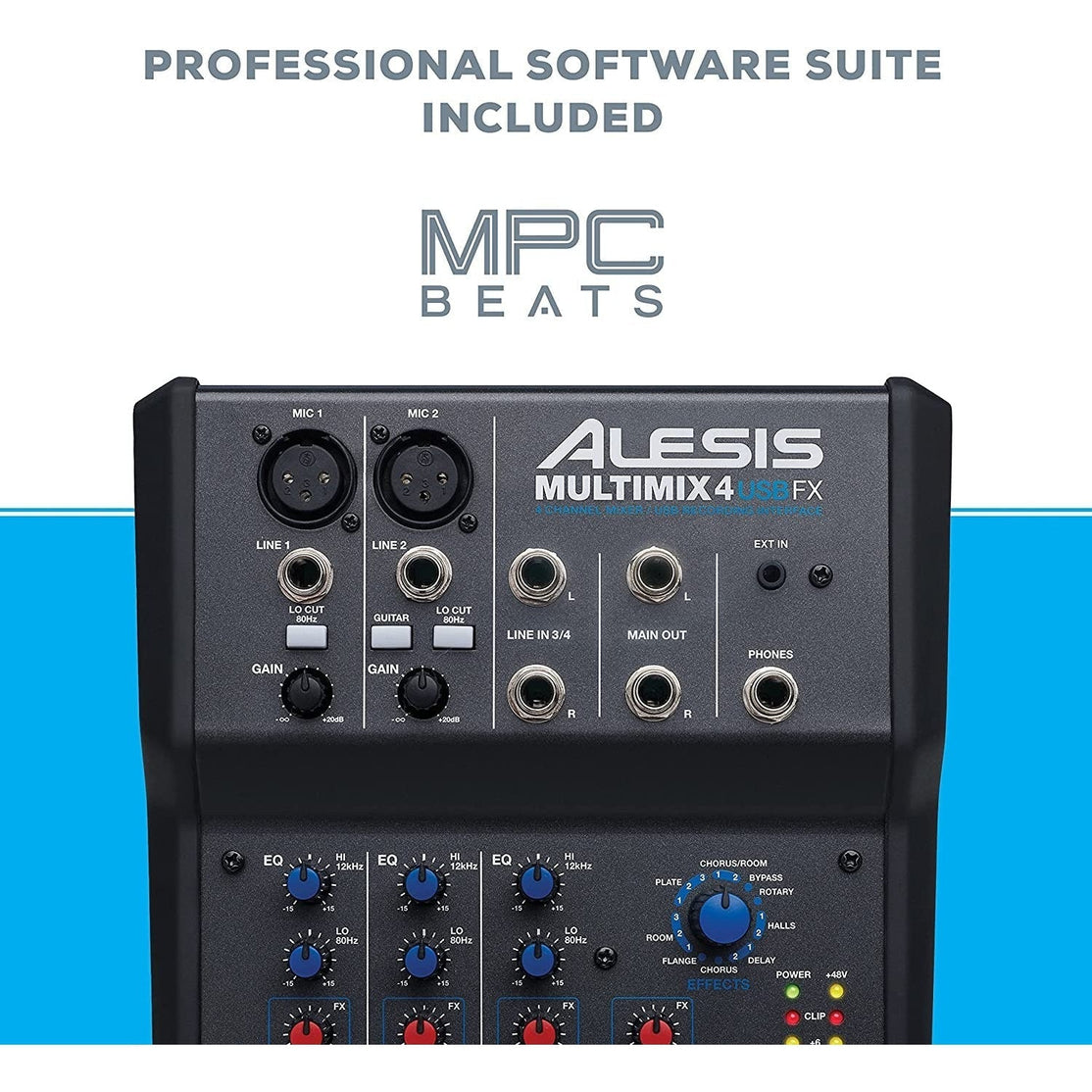 Mixer Alesis MultiMix 8 USB FX 8 Channel With FX-Mai Nguyên Music