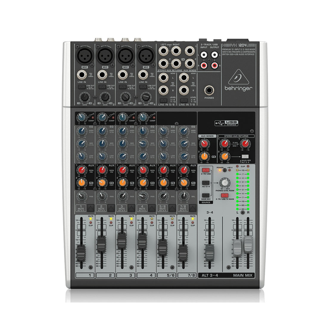Mixer Behringer XENYX 1204USB-Mai Nguyên Music
