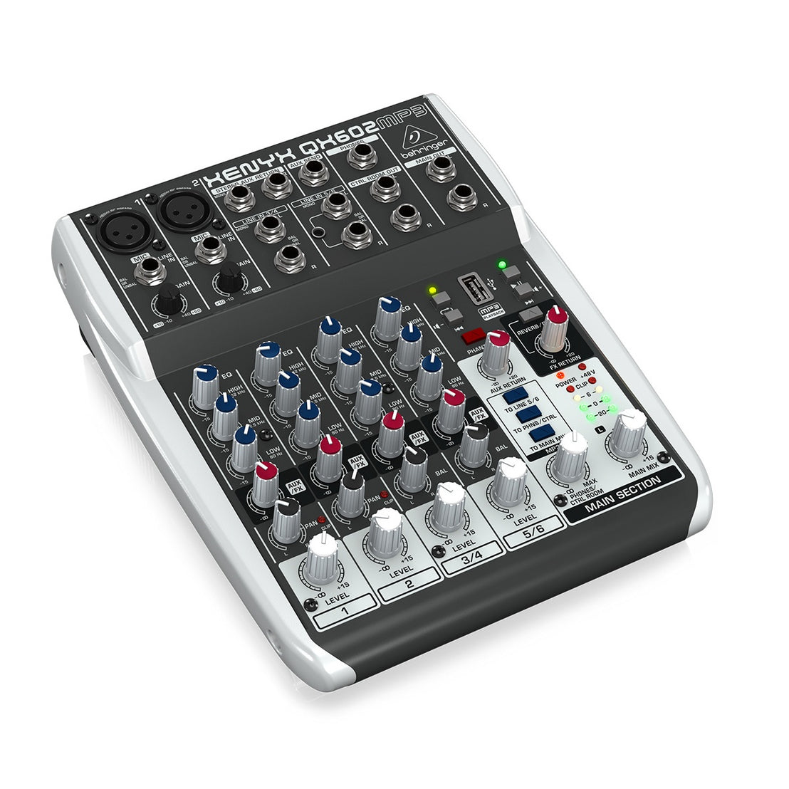 Mixer Behringer XENYX QX602MP3-Mai Nguyên Music