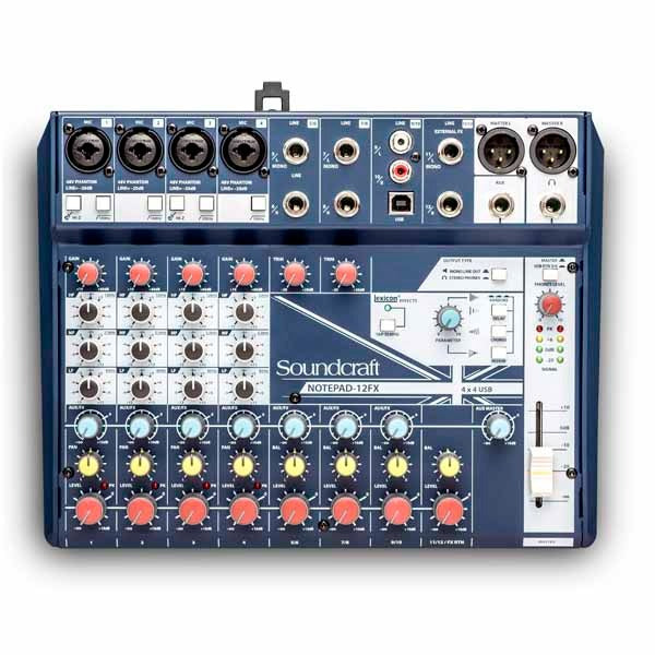 Mixer Soundcraft Notepad 12FX-Mai Nguyên Music