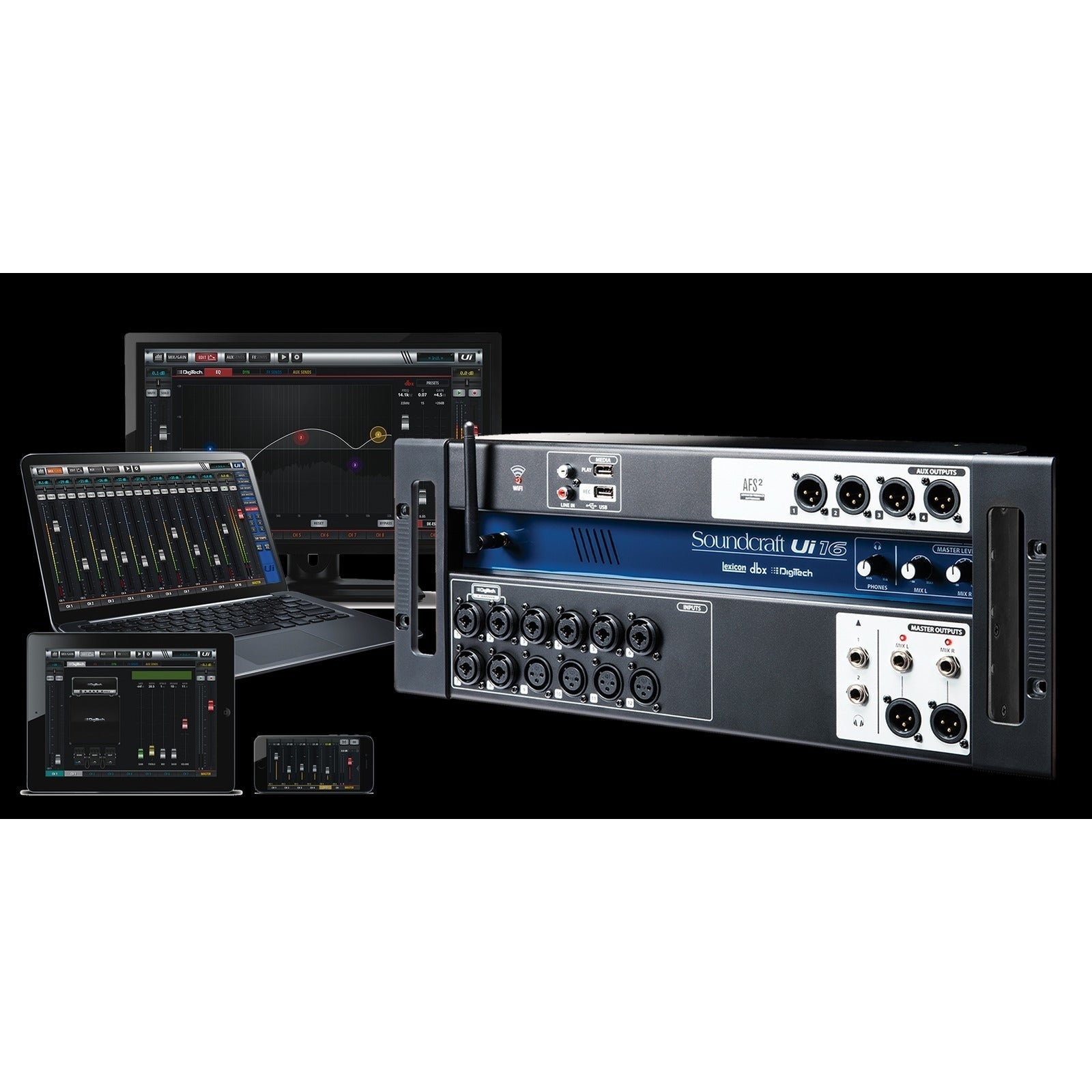 Mixer Soundcraft Ui16-Mai Nguyên Music