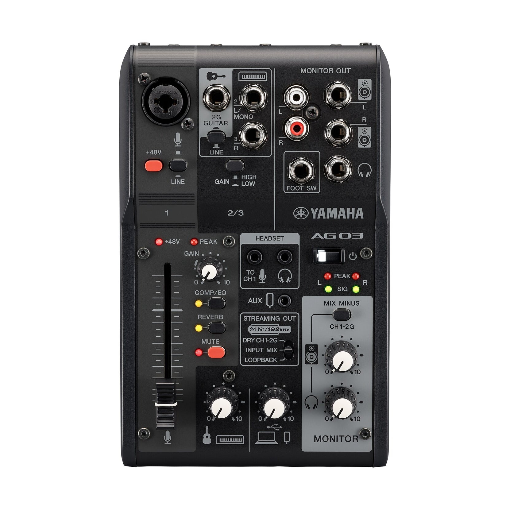 Mixer Yamaha AG03 MK2-Mai Nguyên Music