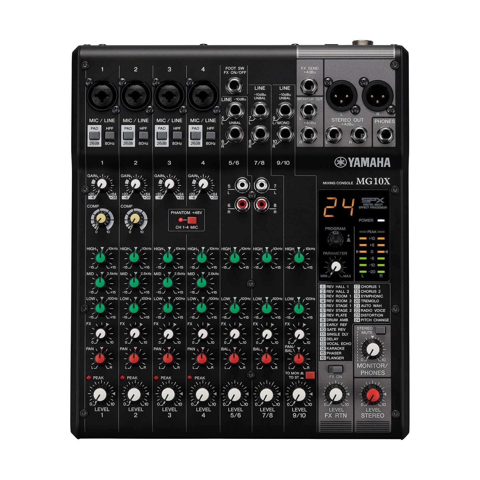 Mixer Yamaha MG10X-Mai Nguyên Music