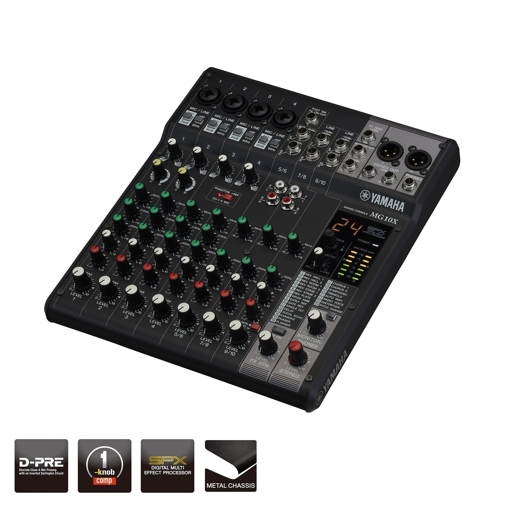 Mixer Yamaha MG10X-Mai Nguyên Music