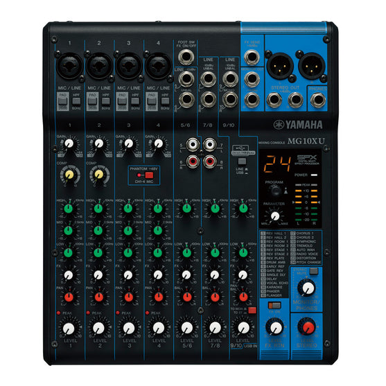 Mixer Yamaha MG10XU-Mai Nguyên Music