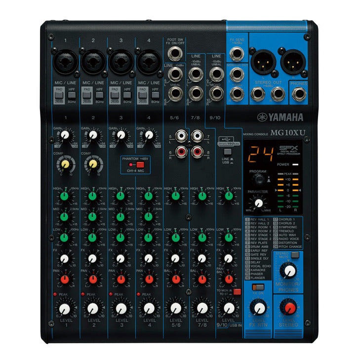 Mixer Yamaha MG10XU-Mai Nguyên Music