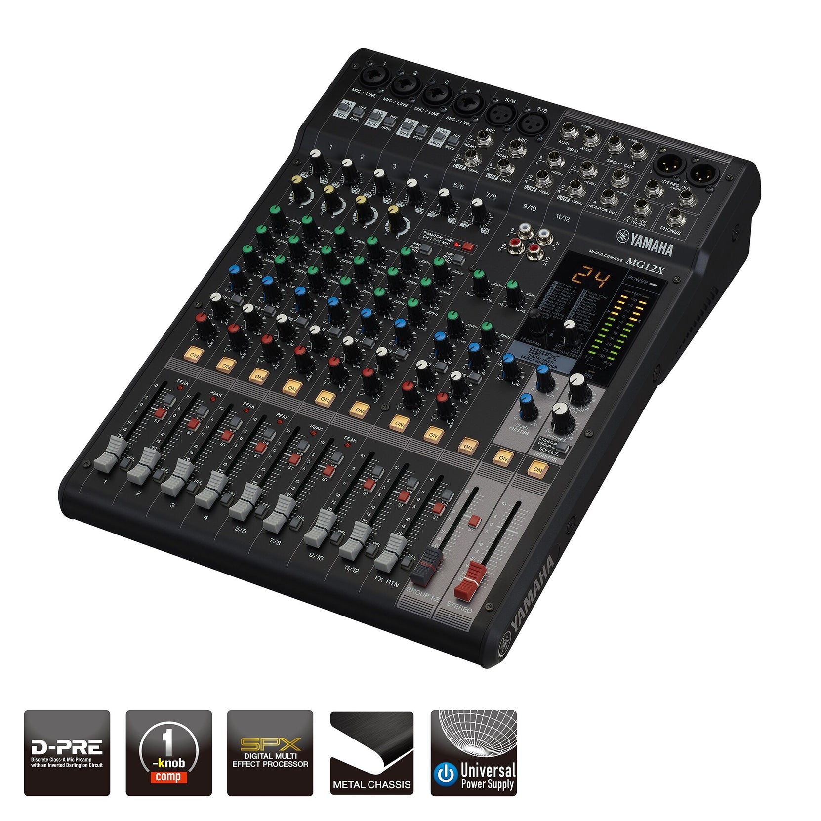 Mixer Yamaha MG12X-Mai Nguyên Music