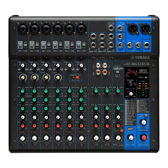 Mixer Yamaha MG12XUK-Mai Nguyên Music