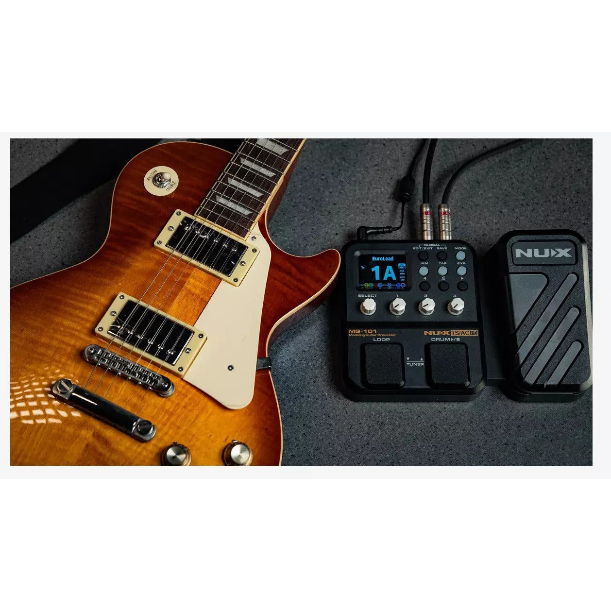 Multi Effect Pedal Guitar NUX MG-101-Mai Nguyên Music