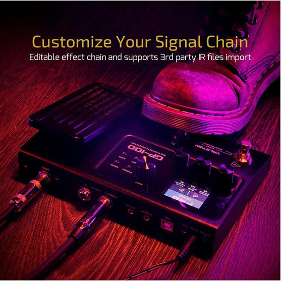 Multi Effect Pedal Guitar Valeton GP-100-Mai Nguyên Music