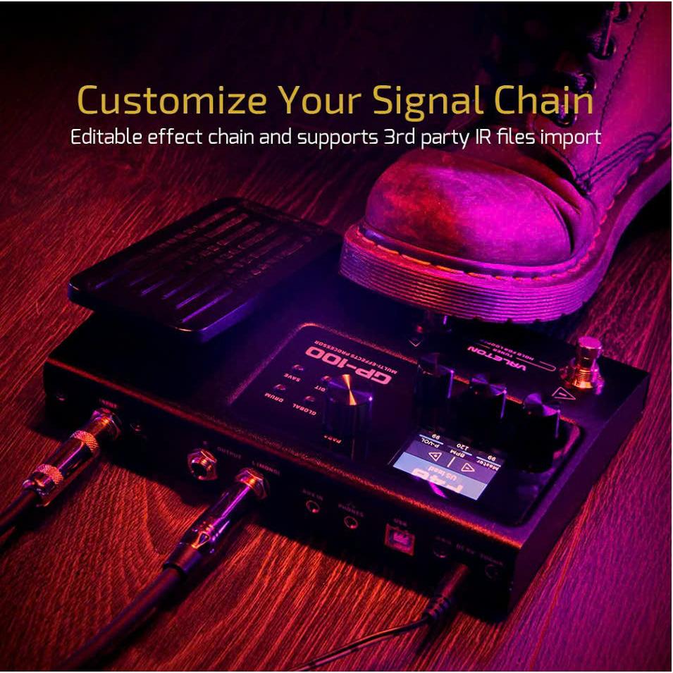 Multi Effect Pedal Guitar Valeton GP-100-Mai Nguyên Music