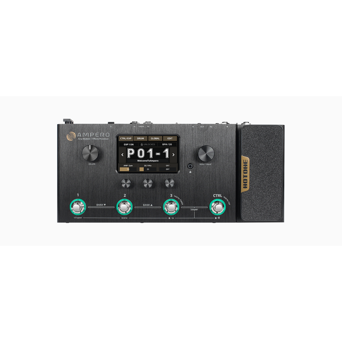 Multi Effect Pedal Hotone Ampero MP-100-Mai Nguyên Music