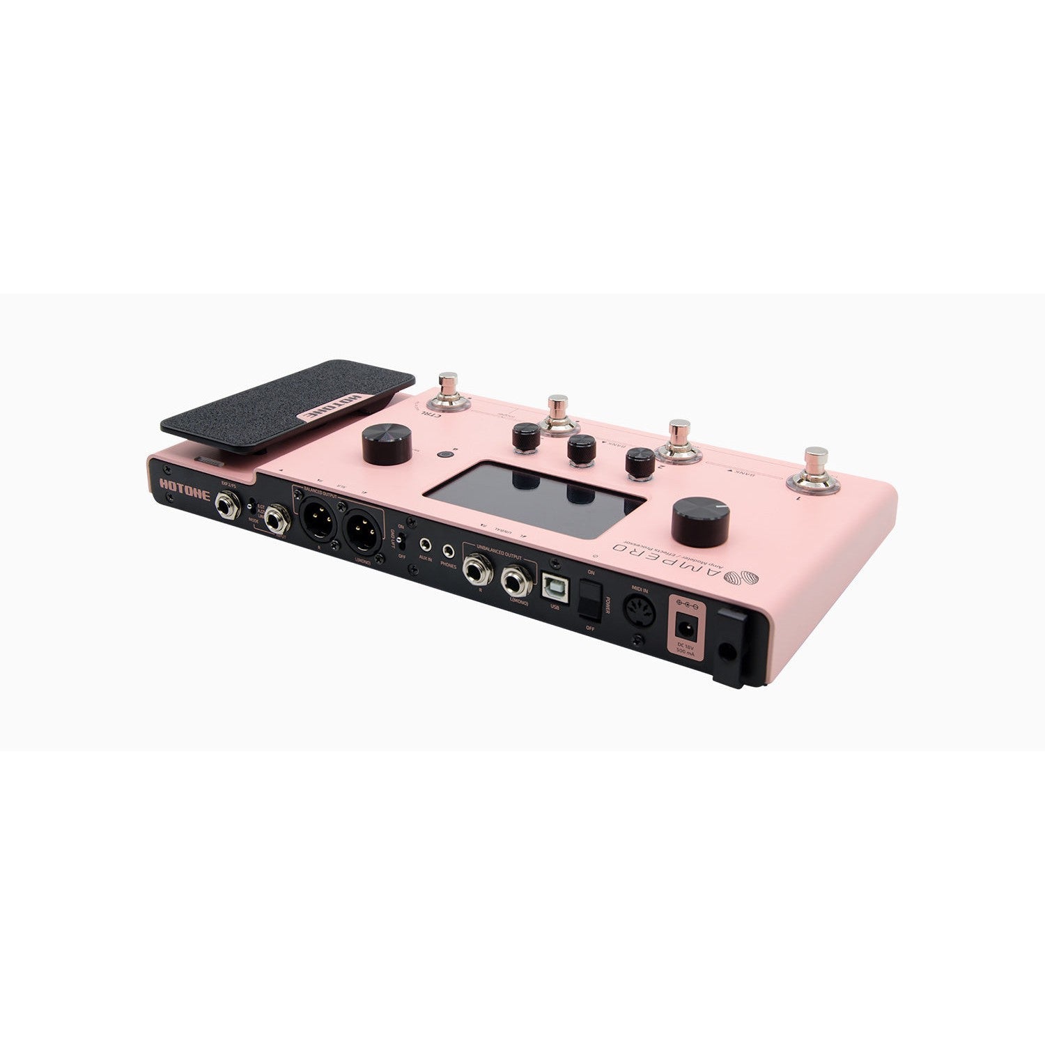 Multi Effect Pedal Hotone Ampero Pink Limited Edition MP-100-Mai Nguyên Music