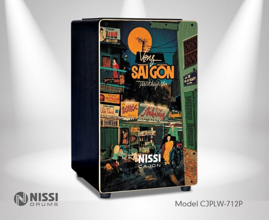Trống Cajon Nissi CJPLW712P UV