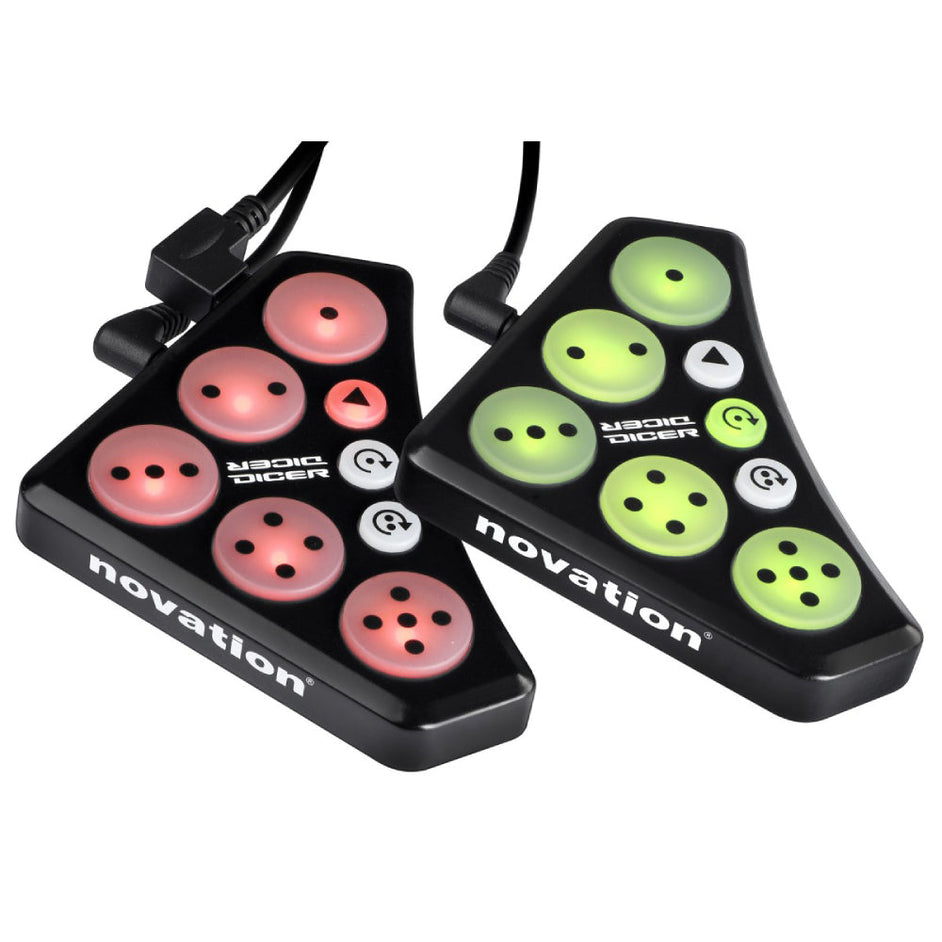 Novation Dicer-Dual Control DJ Controller For Serato Scratch Live And Traktor - Pack of 2-Mai Nguyên Music