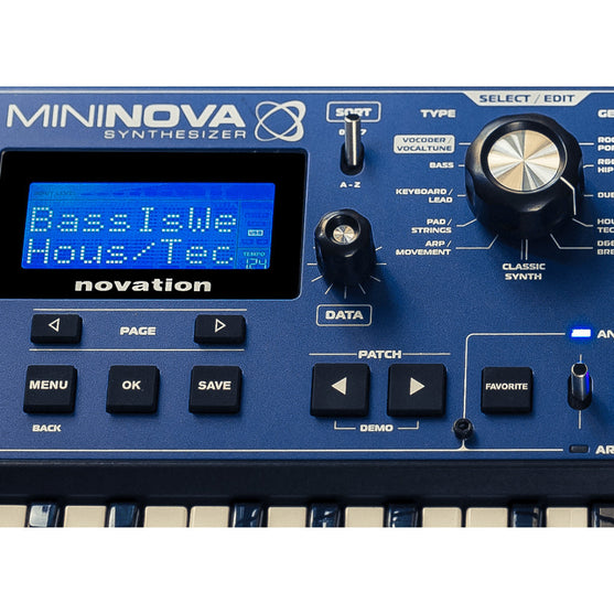 Novation MiniNova 37-mini-key Synthesizer-Mai Nguyên Music