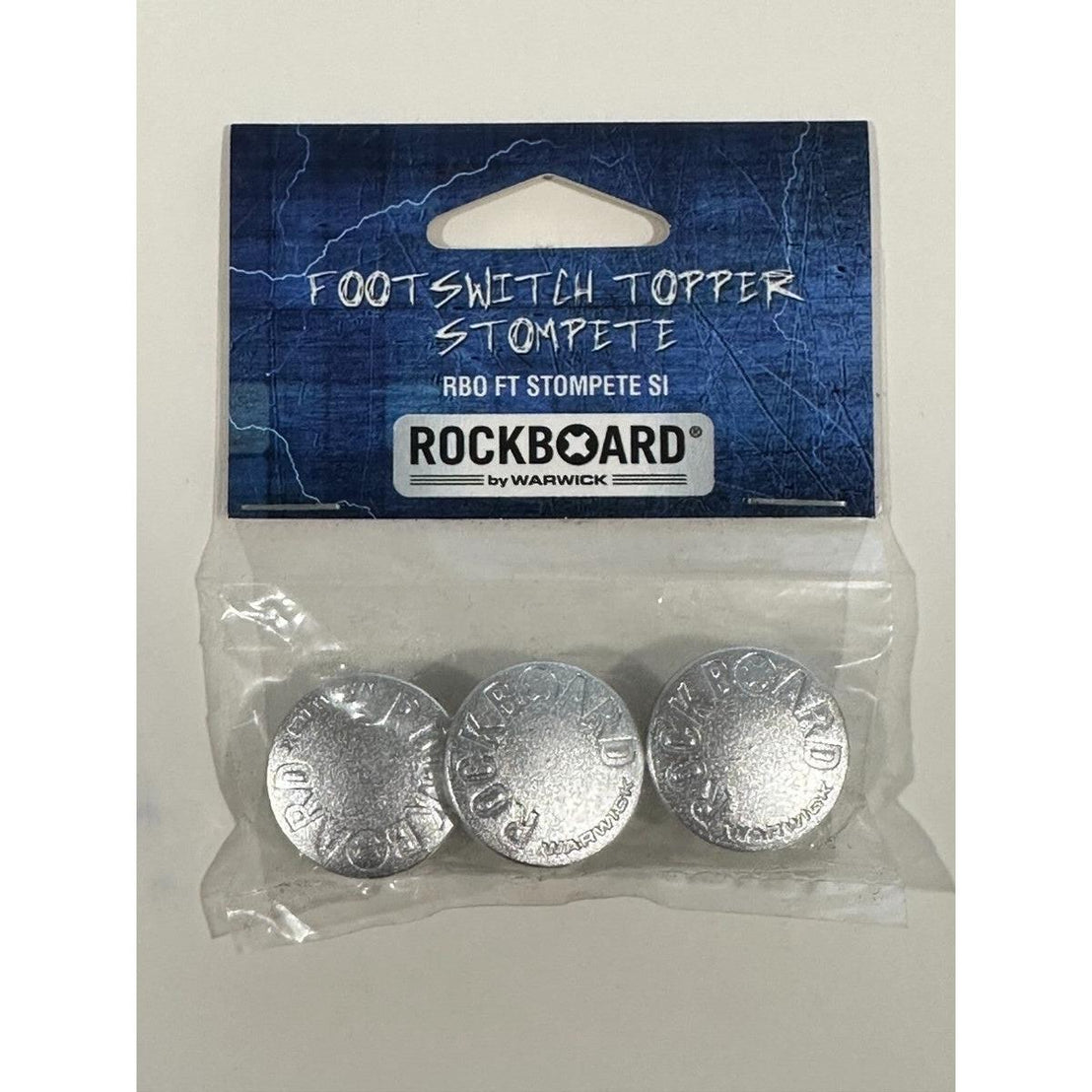 Nút Mở Rộng Footswitch RockBoard StomPete Footswitch Topper Silver, Pack of 3-Mai Nguyên Music